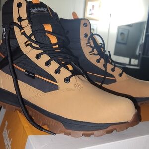 Timberland Boots size 12 Black and Tan